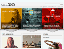Tablet Screenshot of carlalubisco.com.br